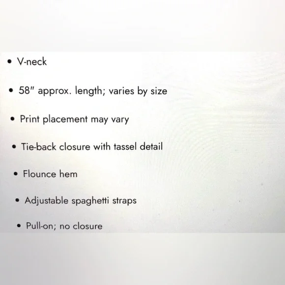 Venus Tassel Tie-Back Maxi Dress Purple Size Small NWOT💗💜 - Picture 5 of 8